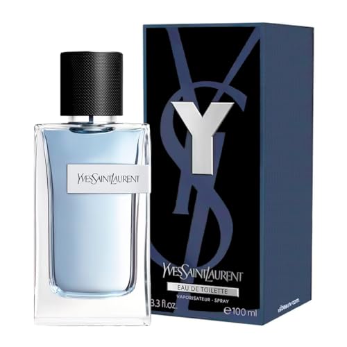 YVES SAINT LAURENT Y Eau De Toilette for Men, 100 ml/3.4 oz YVES SAINT LAURENT