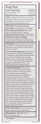 Burt's Bees Sunscreen Moisturizer for Face, SPF 30 Retinol Alternative Facial Lotion for Anti-Aging Skincare & Daytime Protection,1.8 Ounce (Packaging May Vary) Burt's Bees