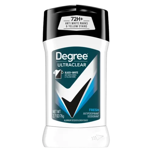 degree, UltraClear, Black & White, Anti white marks & yellow stains Deodorant, Fresh, 2.7 oz (76 g) RobinDeals