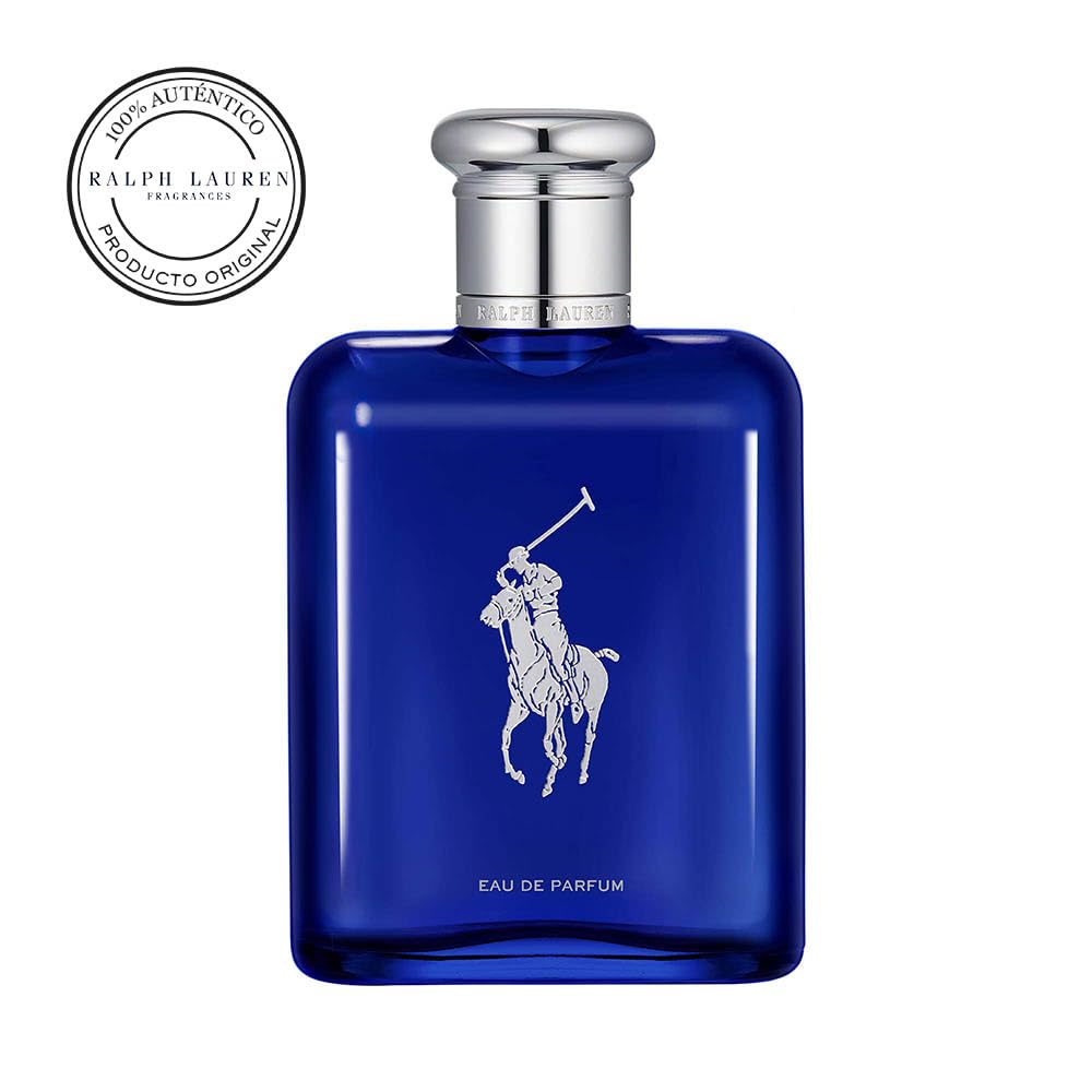 Ralph Lauren Fragrances Polo Blue - Eau de Parfum - Men's Cologne - Aquatic & Fresh - With Citrus, Bergamot, and Vetiver - Medium Intensity - 4.2 Fl Oz RALPH LAUREN FRAGRANCES