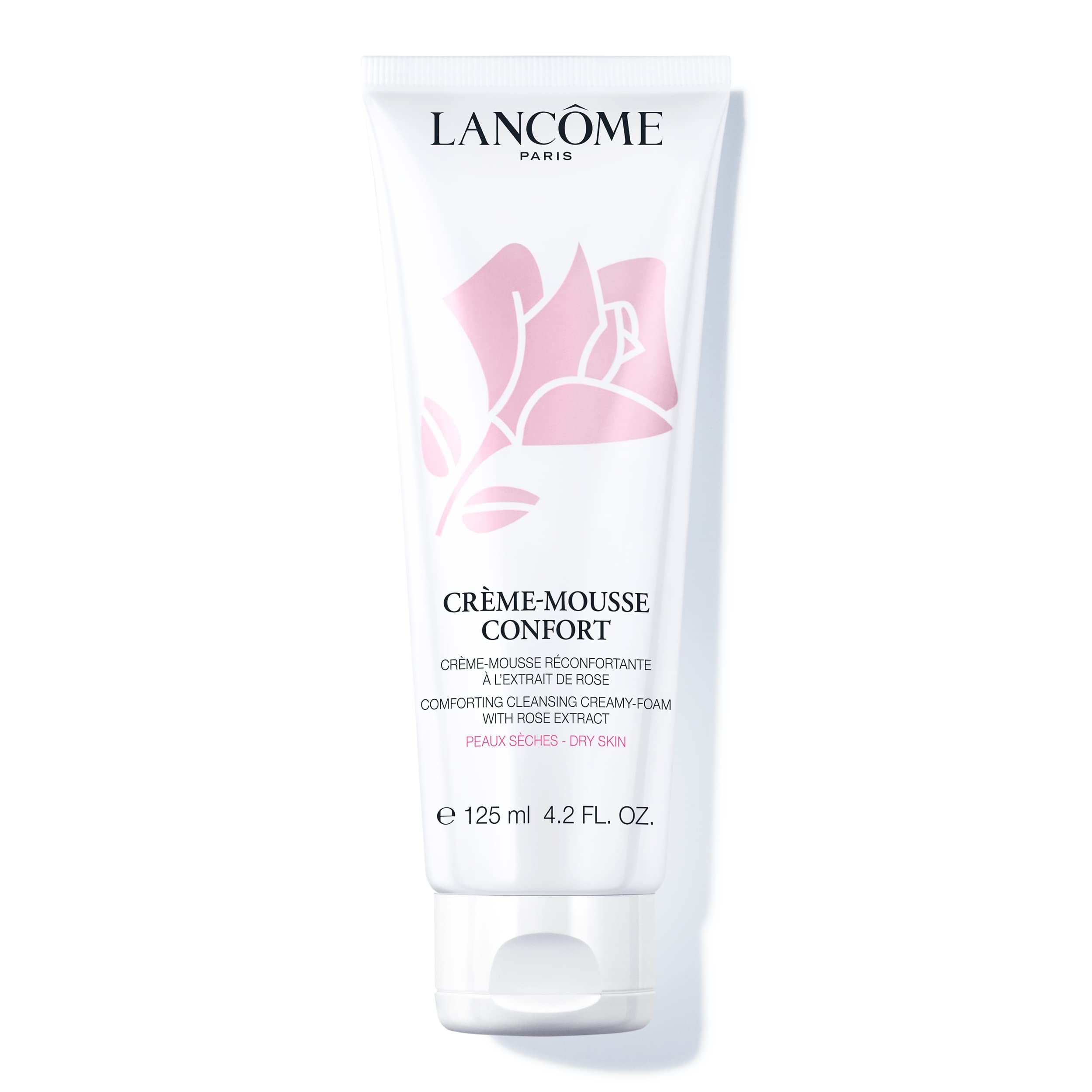 Lancôme Créme Mousse Confort Foaming Facial Cleanser - Comforting Cream Cleanser & Makeup Remover - With Rosehip Oil - 4.2 Fl Oz Lancôme