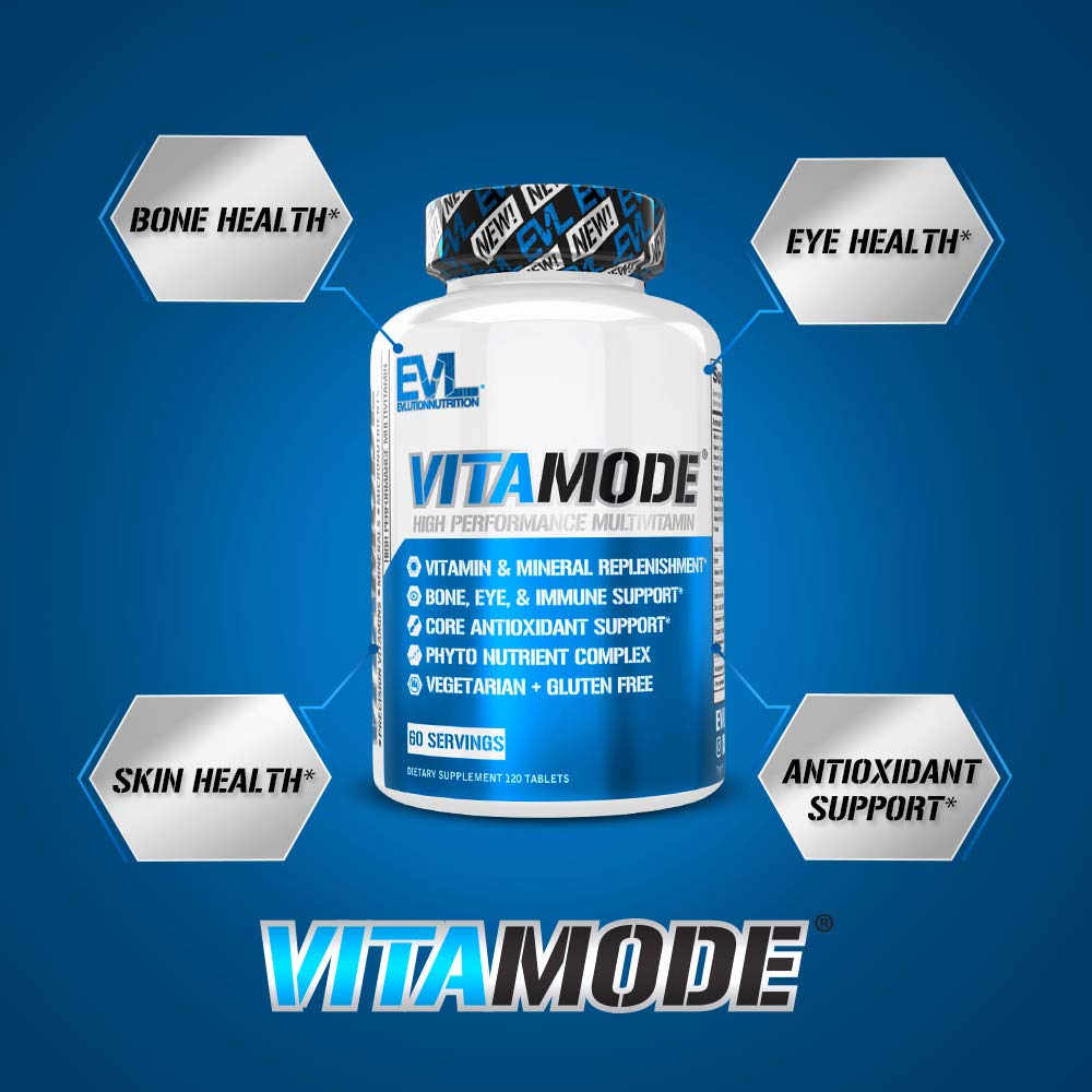 EVL Advanced Daily Multivitamin for Men - Men's Multivitamin with Essential Minerals Phytonutrient Complex and VitaMode Active Mens Vitamins for Energy with Lycopene for Muscle Bone and Immune Support Evlution