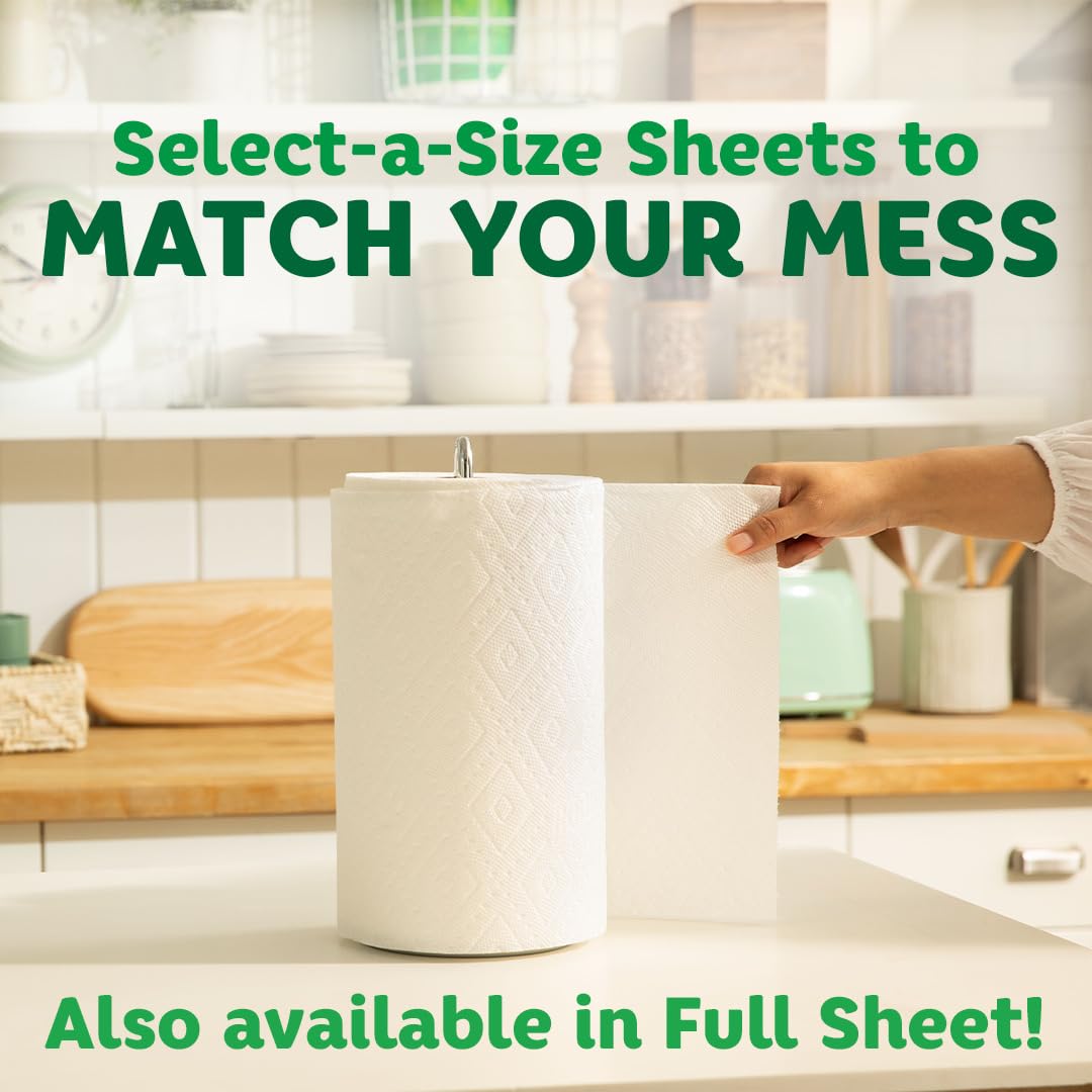 Bounty Select-A-Size Paper Towels, White, 8 Triple Rolls = 24 Regular Rolls Bounty