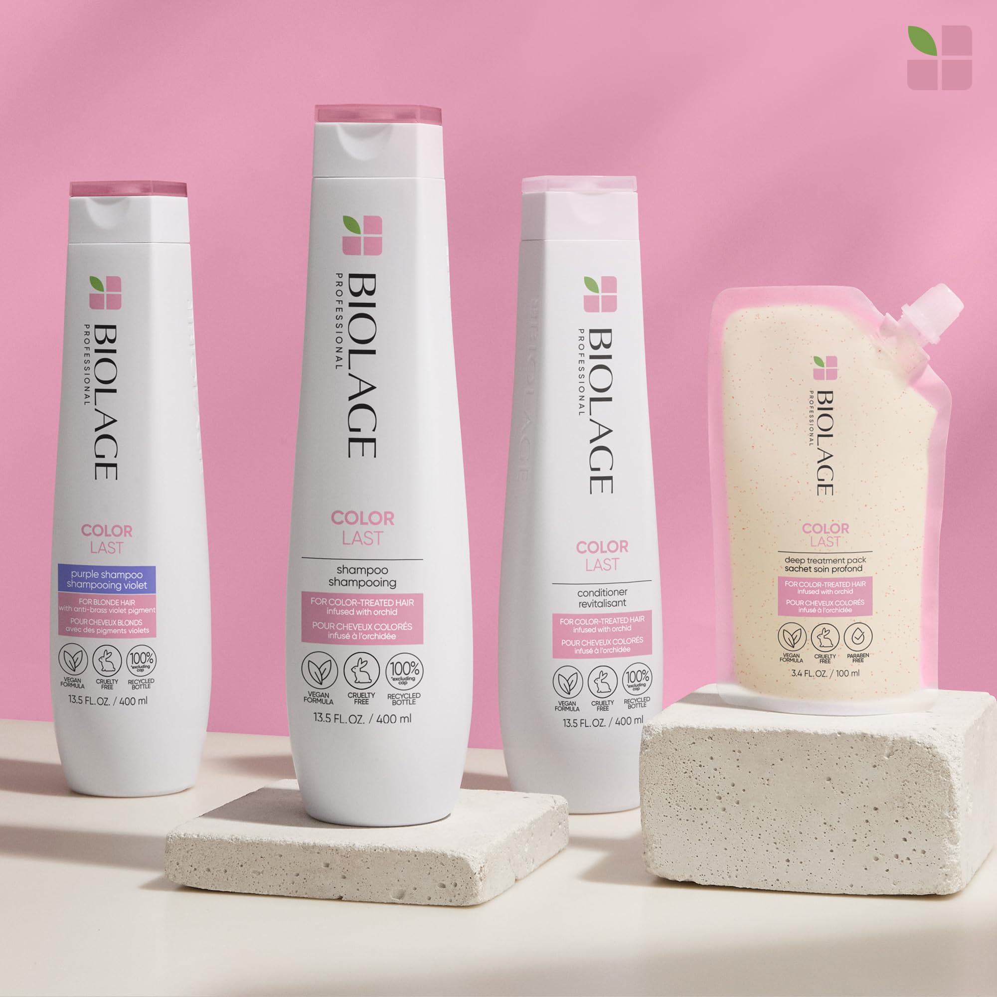 Biolage Color Last Shampoo | Helps Protect Hair & Maintain Vibrant Color | For Color-Treated and Natural Hair | Paraben & Silicone-Free | Vegan | Cruelty Free | Color Protecting Salon Shampoo Biolage