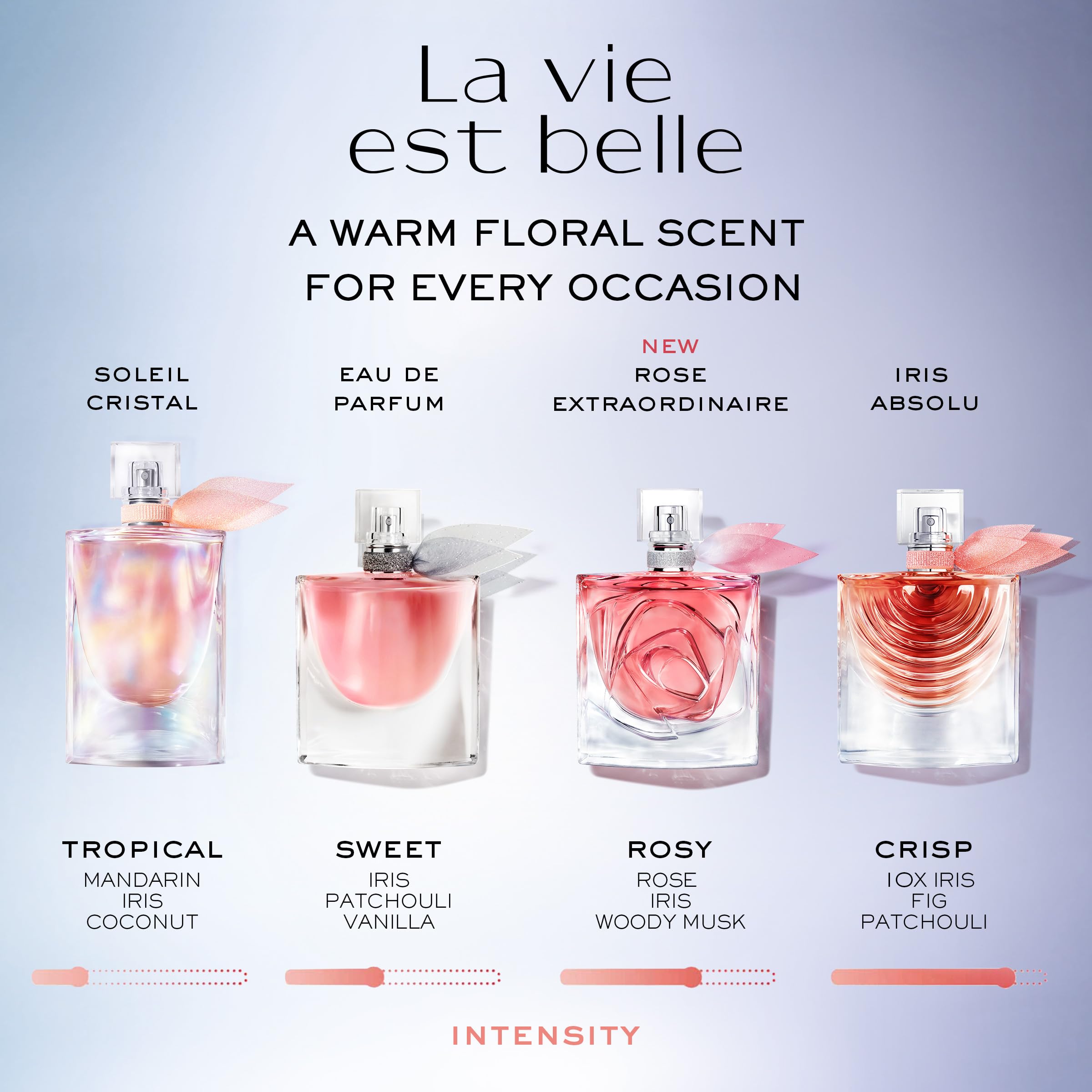 Lancôme La Vie Est Belle Eau de Parfum - Long Lasting Fragrance with Notes of Iris, Earthy Patchouli, Warm Vanilla & Spun Sugar - Floral & Sweet Women's Perfume, 1.7 Fl Oz Lancôme