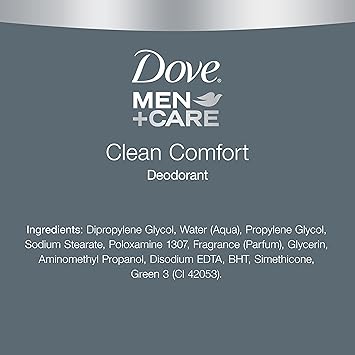 Dove Deodorant Moisturizer for Men - Clean Comfort, 3 oz RobinDeals